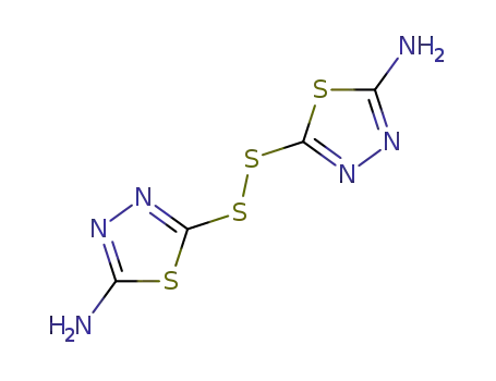 Molecular Structure of 36999-88-9 (4-thiadiazol-2-amine,5,5’-dithiobis-3)