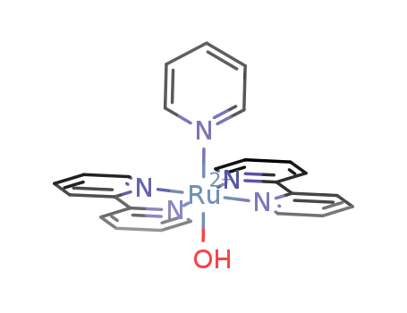 {(2,2'-bipyridine)2(pyridine)Ru(III)OH}<sup>(2+)</sup>