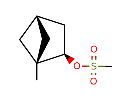 Molecular Structure of 130155-95-2 (1-methylbicyclo<2.1.1>hex-2-yl mesylate)
