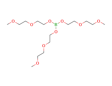 Molecular Structure of 6378-62-7 (tris(2-(2-methoxyethoxy)ethyl) borate)