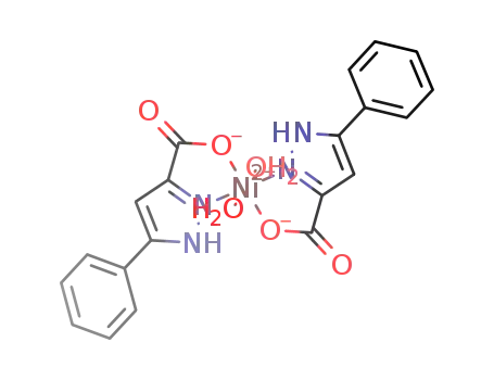 Molecular Structure of 1290544-37-4 ([Ni(5-phenyl-1H-pyrazole-3-carboxylate)2(H<sub>2</sub>O)2])