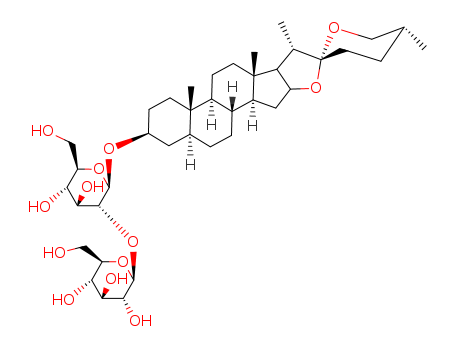 b-D-Galactopyranoside, (3b,5b,25S)-spirostan-3-yl 2-O-b-D-glucopyranosyl-