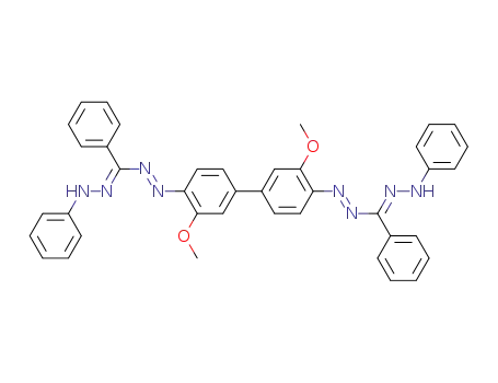 Molecular Structure of 23305-71-7 (TETRAZOLE BLUE DIFORMAZAN)