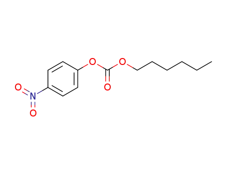 Molecular Structure of 67036-15-1 (p-nitrophenylcarbonate hexyl ester)