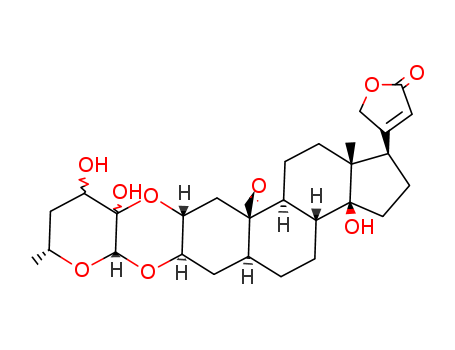 Card-20(22)-enolide,14-hydroxy-19-oxo-2,3-[[(2S,3S,4S,6R)-tetrahydro-3,4-dihydroxy-6-methyl-2H-pyran-3,2-diyl]bis(oxy)]-,(2a,3b,5a)-