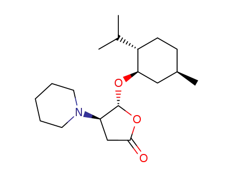 (4R,5R)-4-(1''-piperidino)-5-((1'R,2'S,5'R)-menthyloxy)-butyrolactone