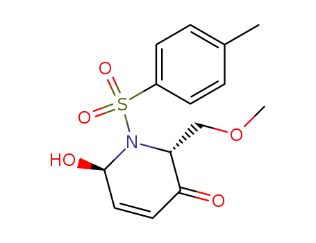 (2R,6R)-N-Tosyl-6-hydroxy-2-methoxymethyl-1,2,3,6-tetrahydropyridin-3-one