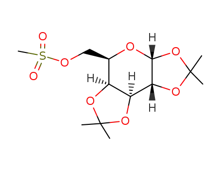 (-)-1,2:3,4-di-O-isopropylidene-6-O-methylsulfonyl-α-D-galactopyranose