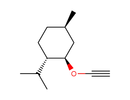 Cyclohexane, 2-(ethynyloxy)-4-methyl-1-(1-methylethyl)-, (1S,2R,4R)-