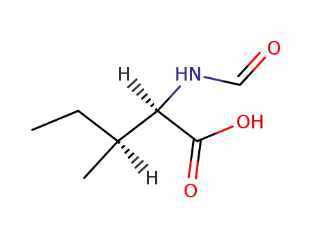Molecular Structure of 911438-84-1 (<i>N</i>-formyl-D-alloisoleucine)