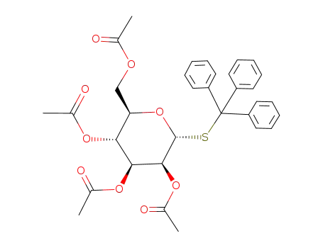 triphenylmethyl 2,3,4,6-tetra-O-acetyl-1-thio-α-D-mannopyranoside