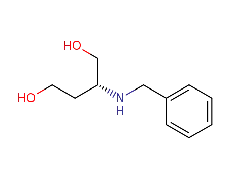 Molecular Structure of 117554-09-3 ((2R)-2-(benzylamino)butane-1,4-diol)