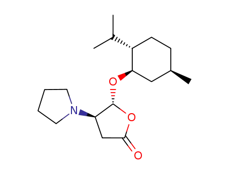 (4R,5R)-4-(1''-pyrrolidino)-5-((1'R,2'S,5'R)-menthyloxy)-butyrolactone