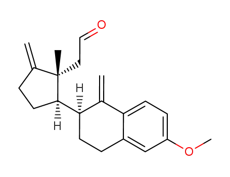 [(1R,2R)-2-((S)-6-Methoxy-1-methylene-1,2,3,4-tetrahydro-naphthalen-2-yl)-1-methyl-5-methylene-cyclopentyl]-acetaldehyde