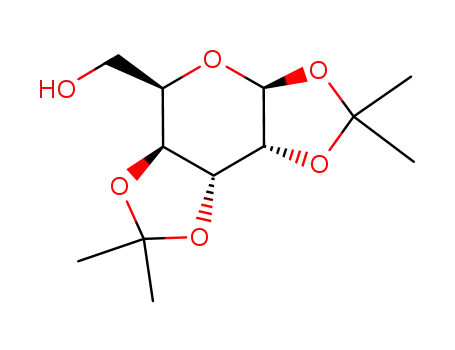 Molecular Structure of 70932-37-5 (1,2:3,4-Di-O-isopropylidene-a-L-galactopyranose)