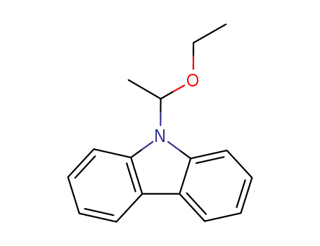 Molecular Structure of 5509-27-3 (9H-Carbazole, 9-(1-ethoxyethyl)-)