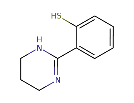 Molecular Structure of 53440-32-7 (2-(1,4,5,6-TETRAHYDRO-2-PYRIMIDINYL)BENZENETHIOL)