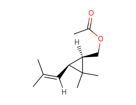 [2,2-dimethyl-3-(2-methylprop-1-enyl)cyclopropyl]methyl acetate cas  81968-65-2
