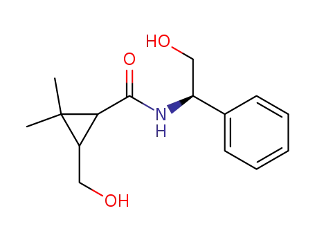 3-Hydroxymethyl-2,2-dimethyl-cyclopropanecarboxylic acid ((R)-2-hydroxy-1-phenyl-ethyl)-amide