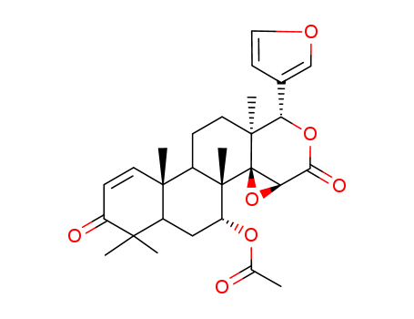 Oxireno[[]c]phenanthro[[]1,2-d]pyran-3,8(3aH,4bH)-dione,5-((acetyloxy)-1-(3-furanyl)-1,5,6,6a,7,10a,10b,11,12,12a-decahydro-4b,7,7,10a,12a-pentamethyl-,(1S,3aS,4aR,4bS,5R,6aR,10aR,10bR,12aS)-