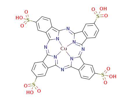Copper(ii) Phthalocyanine Tetrasulfonic Acid Tetrasodium Salt