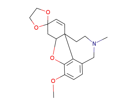 4a,5,9,10,11,12-hexhydro-3-methoxy-11-methyl-6H-benzofuro[3a,3,2-ef][2]benzazepin-6-ethylene ketal