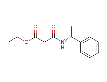 Propanoic acid, 3-oxo-3-[[(1R)-1-phenylethyl]amino]-, ethyl ester