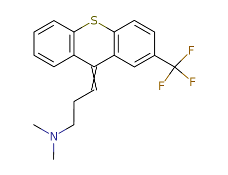 1-Propanamine,N,N-dimethyl-3-[2-(trifluoromethyl)-9H-thioxanthen-9-ylidene]-, (Z)- (9CI)