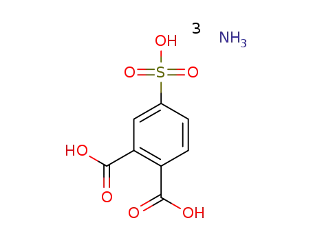 Molecular Structure of 59175-03-0 (4-sulphophthalic acid, ammonium salt)
