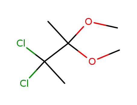 Molecular Structure of 2648-63-7 (Butane, 2,2-dichloro-3,3-dimethoxy-)