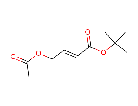 Molecular Structure of 902154-51-2 ((E)-tert-butyl 4-acetoxybut-2-enoate)