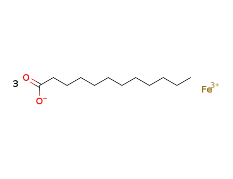 Molecular Structure of 21248-71-5 (Didodecanoic acid iron(II) salt)