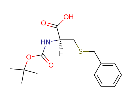 D-Cysteine,N-[(1,1-dimethylethoxy)carbonyl]-S-(phenylmethyl)-