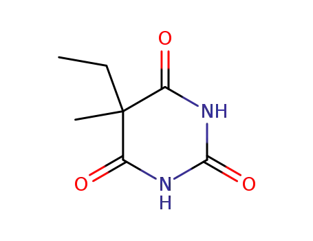 Molecular Structure of 27653-63-0 (5-ethyl-5-methyl-1H,3H,5H-pyrimidin-2,4,6-trione)