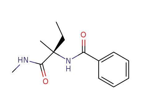 Molecular Structure of 161956-11-2 (N-benzoyl-D-isovaline-methylamide)