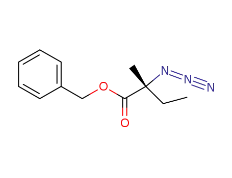 Molecular Structure of 1092559-79-9 (benzyl (R)-2-azido-2-methylbutanoate)
