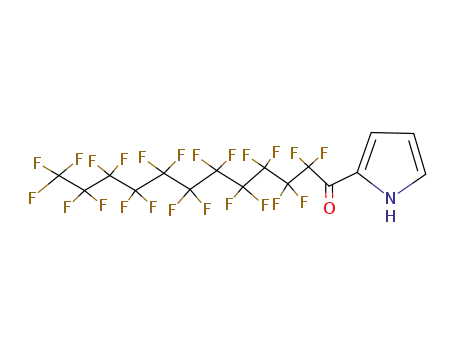 Molecular Structure of 141246-55-1 (1-Dodecanone,
2,2,3,3,4,4,5,5,6,6,7,7,8,8,9,9,10,10,11,11,12,12,12-tricosafluoro-1-(1
H-pyrrol-2-yl)-)