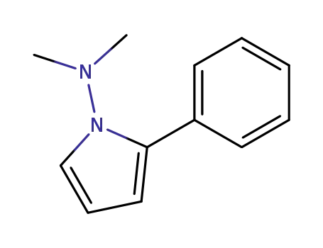 Molecular Structure of 120256-08-8 (Dimethyl-(2-phenyl-pyrrol-1-yl)-amine)