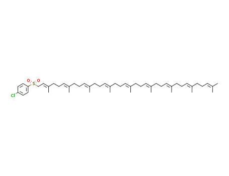 1-chloro-4-[(2E,6E,10E,14E,18E,22E,26E,30E)-3,7,11,15,19,23,27,31,35-nonamethylhexatriaconta-2,6,10,14,18,22,26,30,34-nonaenylsulfonyl]benzene