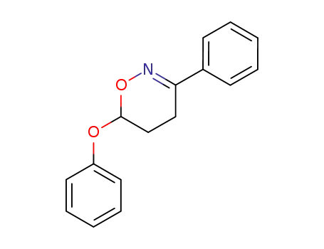 Molecular Structure of 132868-20-3 (6-Phenoxy-3-phenyl-5,6-dihydro-4H-[1,2]oxazine)