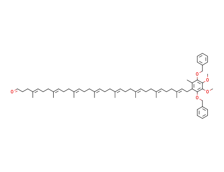 1,4-dibenzyloxy-2,3-dimethoxy-5-methyl-6-(33'-formyl-3',7',11',15',19',23',27',31'-octamethyltritriaconta-2'E,6'E,10'E,14'E,18'E,22'E,26'E,30'E-octaenyl)benzene
