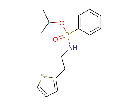 Molecular Structure of 111512-35-7 (isopropyl N-[2-(thien-2-yl)-ethyl]-amino-phenylphosphinate)