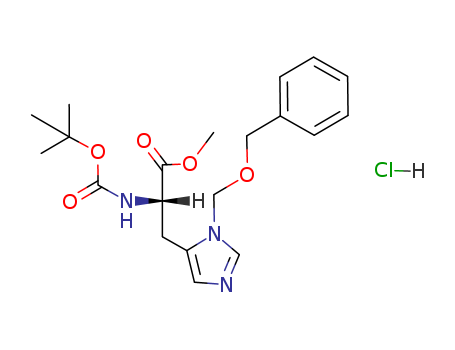 L-Histidine,N-[(1,1-dimethylethoxy)carbonyl]-3-[(phenylmethoxy)methyl]-, methyl ester,monohydrochloride (9CI)