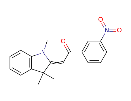 1-(3-Nitro-phenyl)-2-[1,3,3-trimethyl-1,3-dihydro-indol-(2E)-ylidene]-ethanone