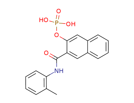 [3-[(2-methylphenyl)carbamoyl]naphthalen-2-yl] dihydrogen phosphate