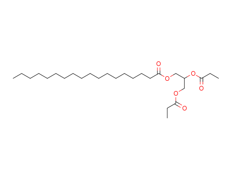 Octadecanoic acid,2,3-bis(1-oxopropoxy)propyl ester