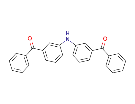 Molecular Structure of 78901-33-4 (Methanone, 9H-carbazole-3,6-diylbis[phenyl-)
