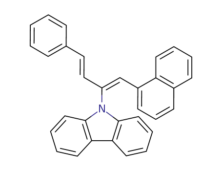 9H-Carbazole, 9-[1-(1-naphthalenylmethylene)-3-phenyl-2-propenyl]-,
(Z,E)-