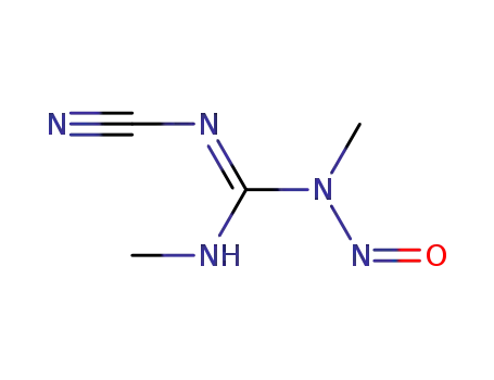 Molecular Structure of 75511-49-8 (1,3-dimethyl-2-cyano-1-nitrosoguanidine)