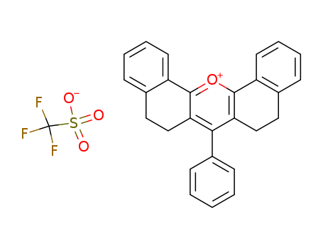 7-Phenyl-5,6,8,9-tetrahydrodibenzo[c,h]xanthylium trifluoromethanesulphonate, tech.